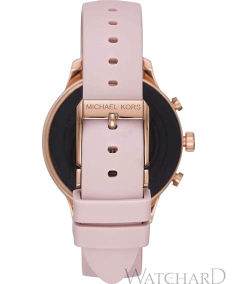 michael kors access karóra mkt5048|Michael Kors Women's Access Runway Stainless Steel Silicone .